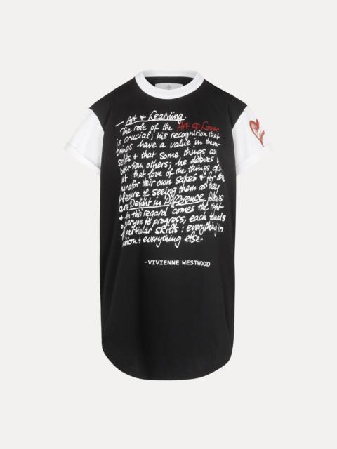 Vivienne Westwood ART HEART LONGLINE T-SHIRT