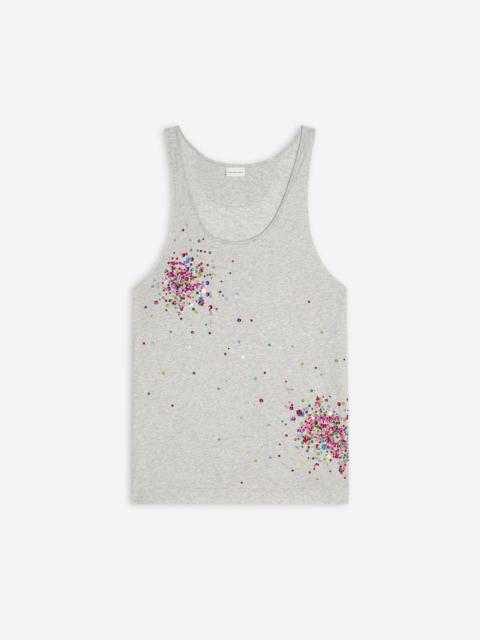 Dries Van Noten EMBELLISHED TANK TOP