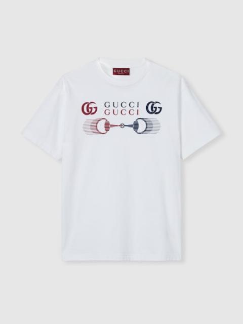 GUCCI Printed cotton jersey T-shirt