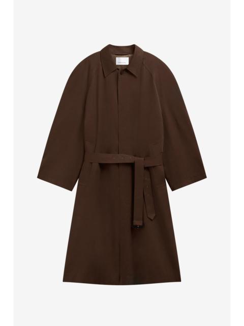 The Frankie Shop Malmedy Oversized Long Coat - Brown