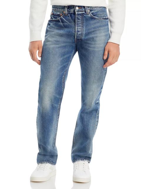 RE/DONE 1401 Straight Fit Jeans in Worn In Blue
