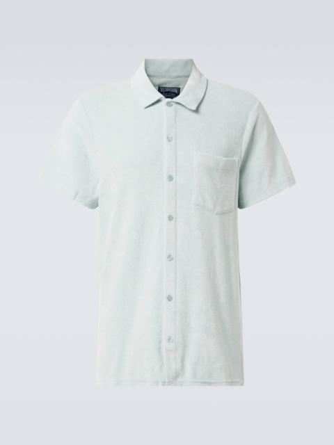 Vilebrequin Charli cotton-blend terry bowling shirt