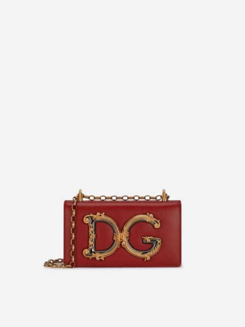 Dolce & Gabbana DG Girls phone bag in smooth calfskin