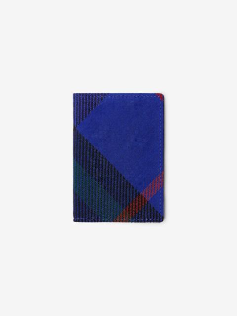 Burberry Check Folding Card Case