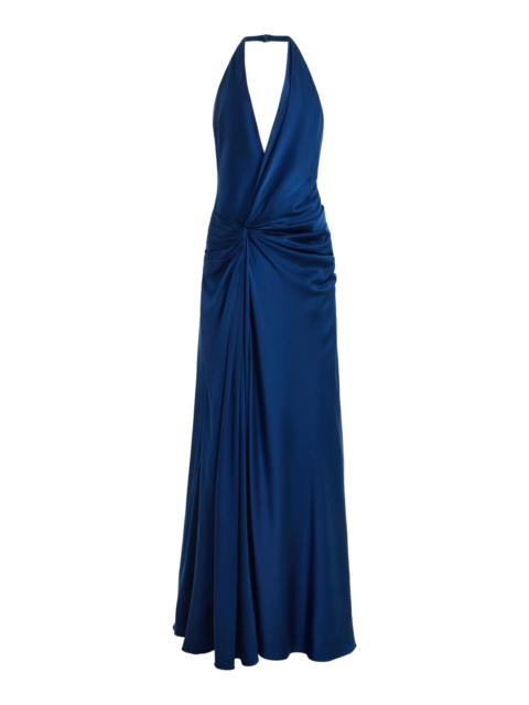 deme Exclusive The Atticus Silk-Satin Maxi Dress