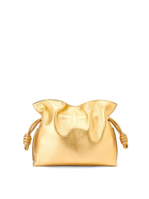 Loewe Flamenco clutch in laminated nappa calfskin