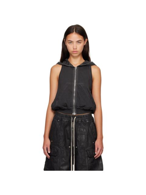 Rick Owens DRKSHDW Black Tower Cyclops Sl Hoodie