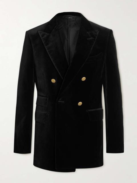 TOM FORD Atticus Slim-Fit Cotton-Velvet Tuxedo Jacket | REVERSIBLE