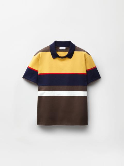 VERSACE Striped Cotton-Jersey T-Shirt
