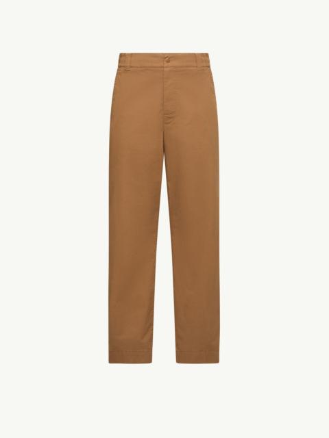 Moncler Cotton Blend Gabardine Pants