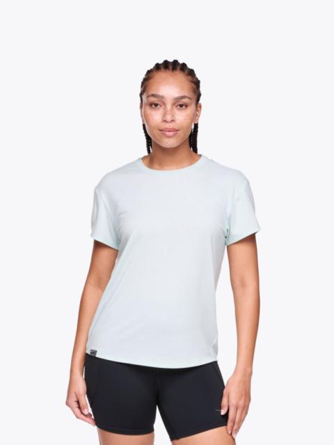 HOKA Women's Hoka Essential Tee Shirt in Aqua Breeze Htr