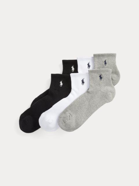 Polo Ralph Lauren Cotton-Blend Quarter Sock 6-Pack