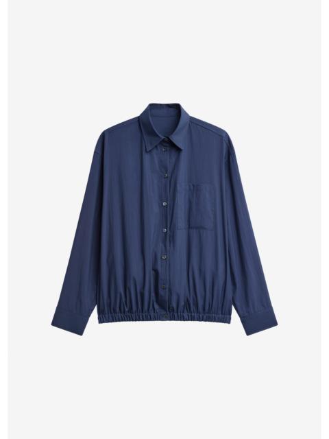The Frankie Shop Mery Elastic Hem Shirt - Navy