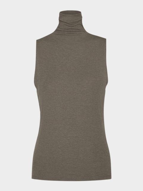 Vince Sleeveless Turtleneck Top