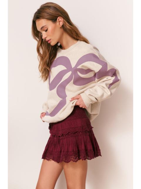LoveShackFancy Palo Winding Bow Pullover