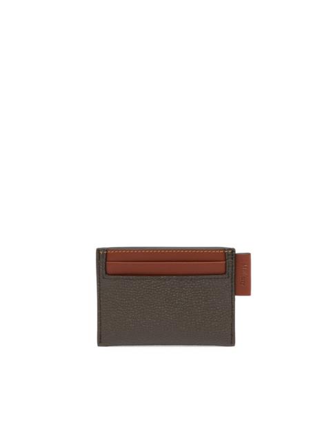 Mulberry logo-tag leather cardholder
