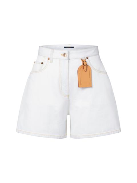Louis Vuitton Bleached Denim Shorts