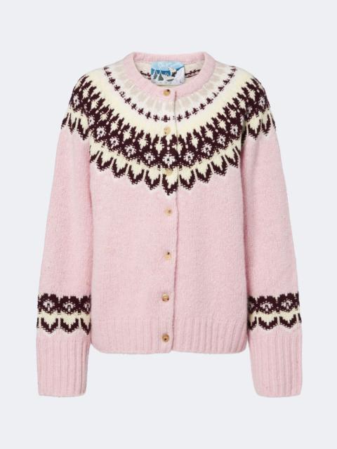 arch4 Loze Fair Isle cashmere cardigan