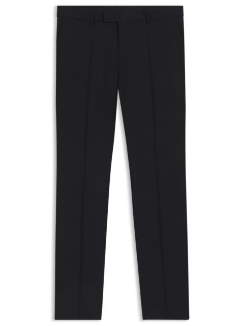 BOSS SLIM-FIT PANTS IN WASHABLE WOOL