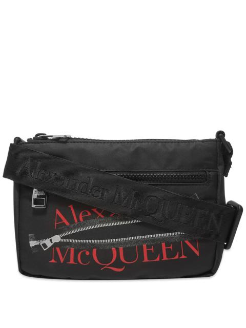 Alexander McQueen Alexander McQueen Zipped Logo Phone Bag
