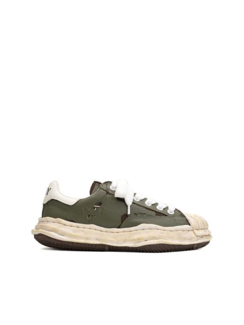 Maison MIHARAYASUHIRO Blakey torn-film low-top sneaker