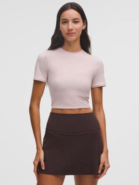 lululemon Wundermost Ultra-Soft Nulu Crewneck Cropped T-Shirt