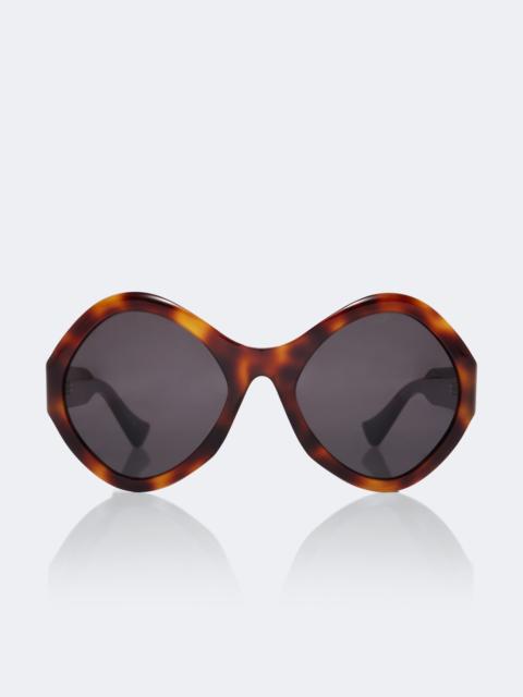 Valentino L'8 VLogo round sunglasses