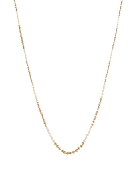 GABRIELA HEARST Olivia Necklace in 18K Yellow Gold & Natural Saltwater Pearls