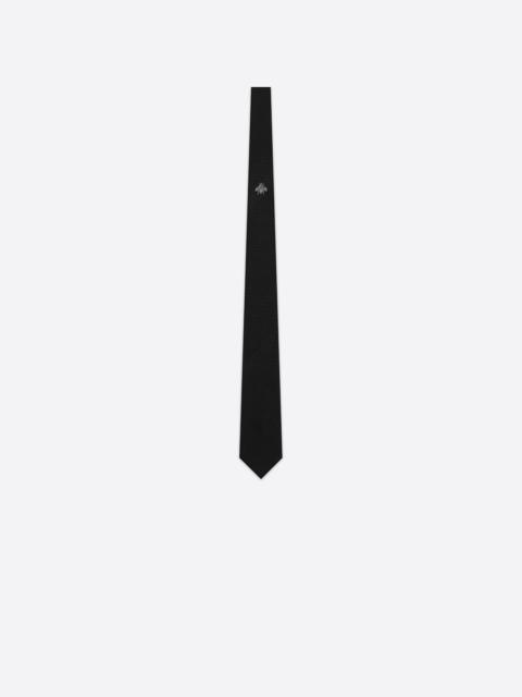 Dior Tie with Bee Motif