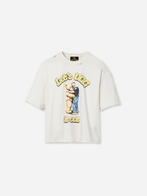 UGG ® Willy Chavarria Hug It Tee Tops in Cream