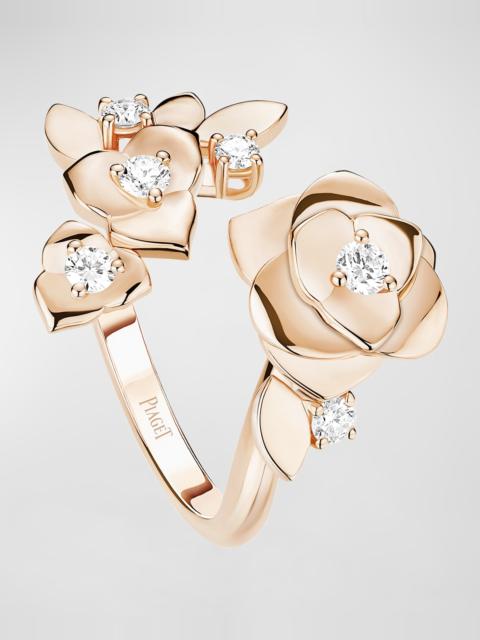 Piaget Rose 18k Rose Gold Diamond Ring