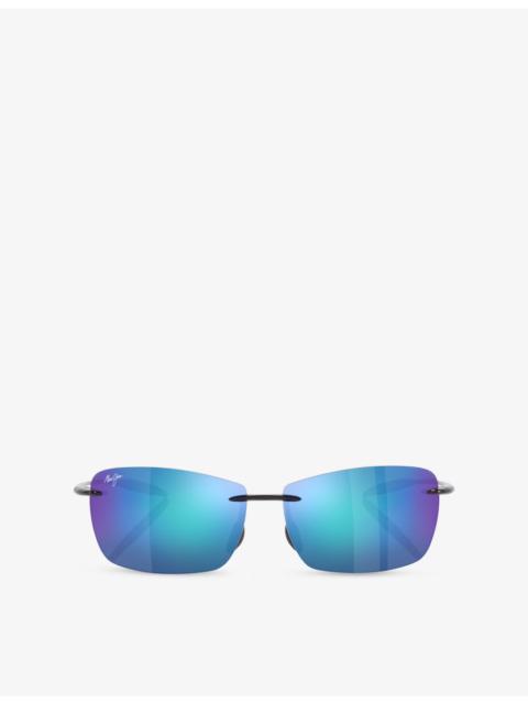 Maui Jim 423 Lighthouse Rectangle Acetate Sunglasses
