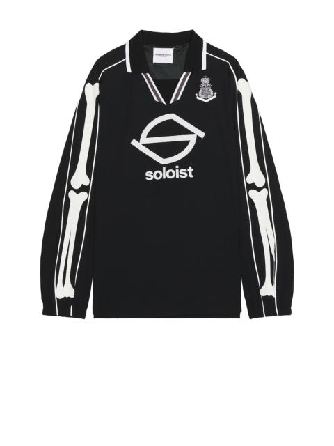 TAKAHIROMIYASHITA TheSoloist. Back Gusset Sleeve Polo Collar Football Shirt