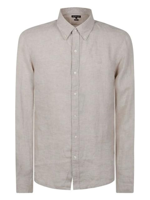 MICHAEL KORS Long Sleeves Linen Shirt