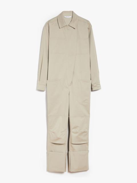 Max Mara Stretch cotton workwear jumpsuit