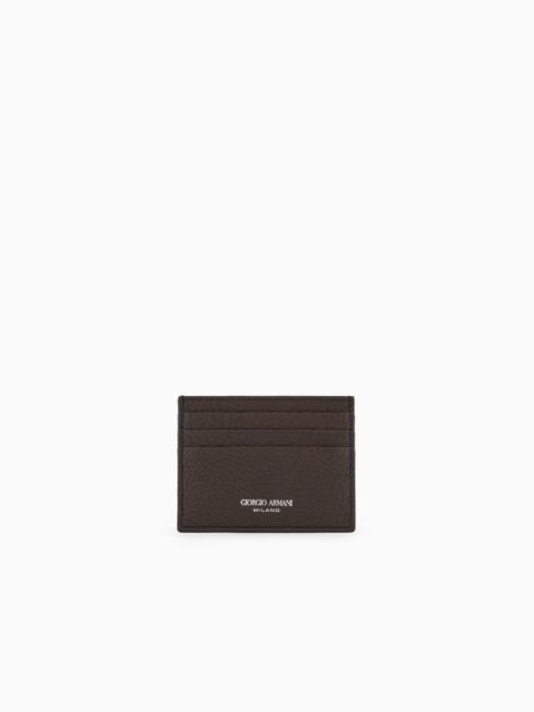 GIORGIO ARMANI LEATHER CARD HOLDER
