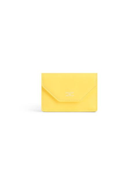 Women's Envelope Mini Wallet  in Yellow
