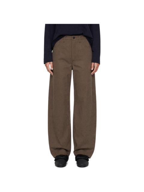 AGOLDE Taupe Luna Trousers