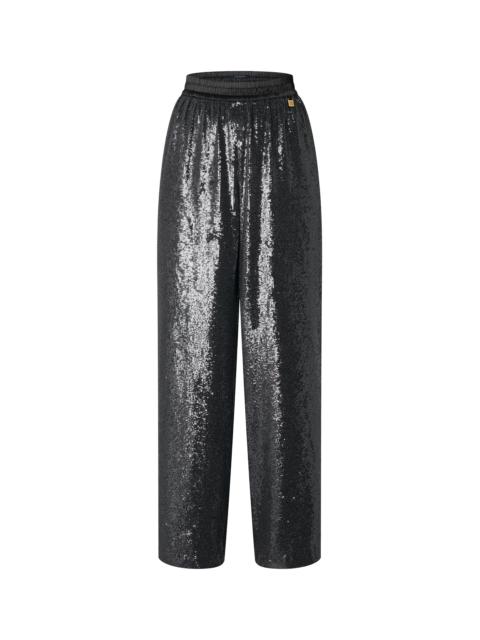 Louis Vuitton Wide-Leg Sequin Pajama Pants