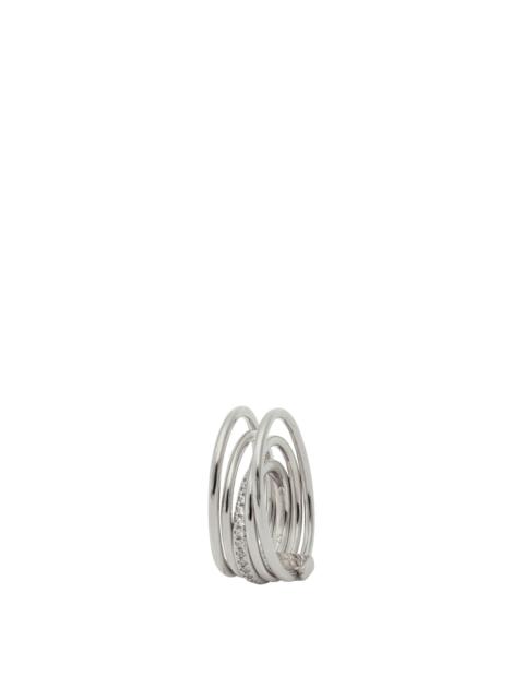 PANCONESI Silver Solar Crystal Ring