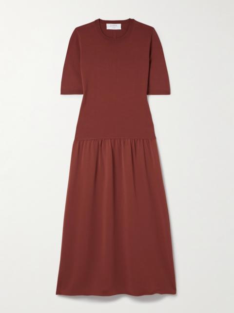 LA LIGNE Sloane Stretch-knit Midi Dress