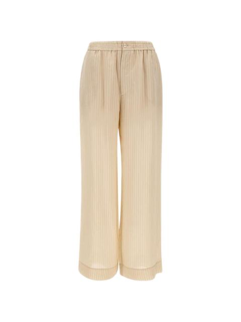 HERSKIND pinstripe elasticated trousers