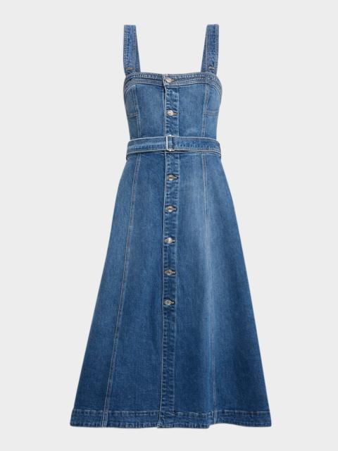 Alba Denim Midi Dress