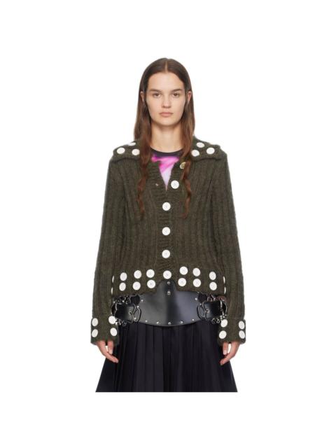 Chopova Lowena Gray Starboard Cardigan