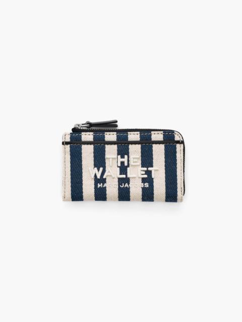 Marc Jacobs THE STRIPE CANVAS TOP ZIP MULTI WALLET