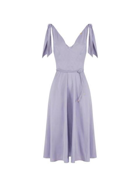 ELISABETTA FRANCHI V-neck midi dress