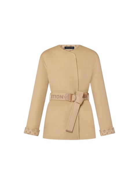 Louis Vuitton Signature Short Double Face Wrap Coat