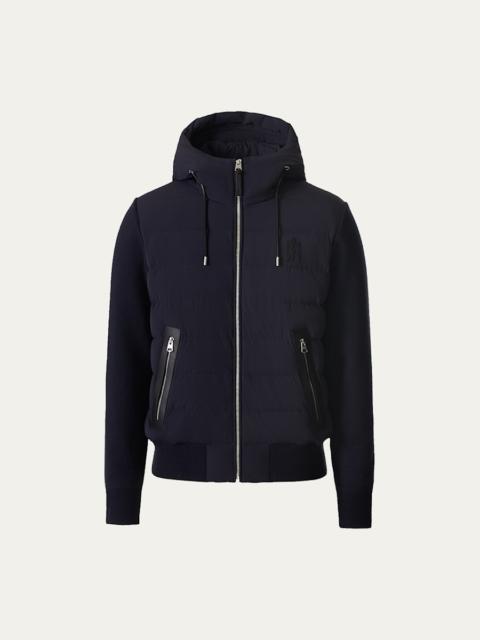 MACKAGE Men's Andrew-Z Mixed Media Light Down Jacket