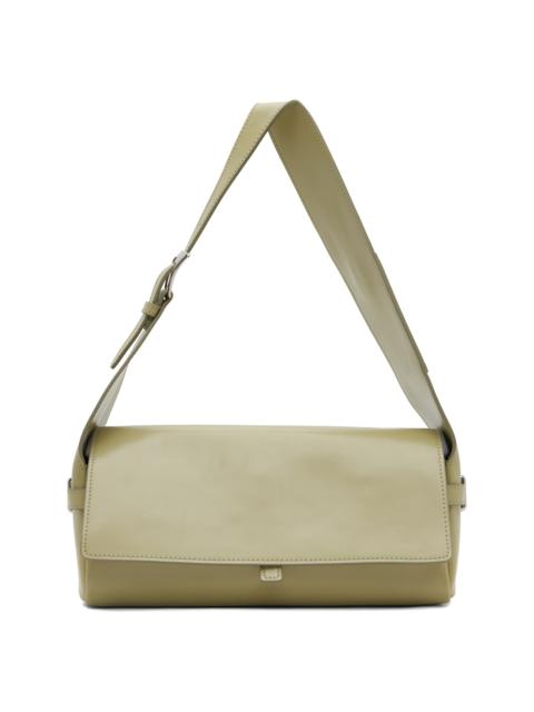 OPEN YY Green Leather Belting Duffle Bag
