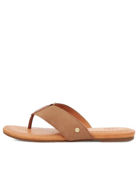 UGG (WMNS) UGG Carey Thongs 'Chestnut' 1139051-CHE